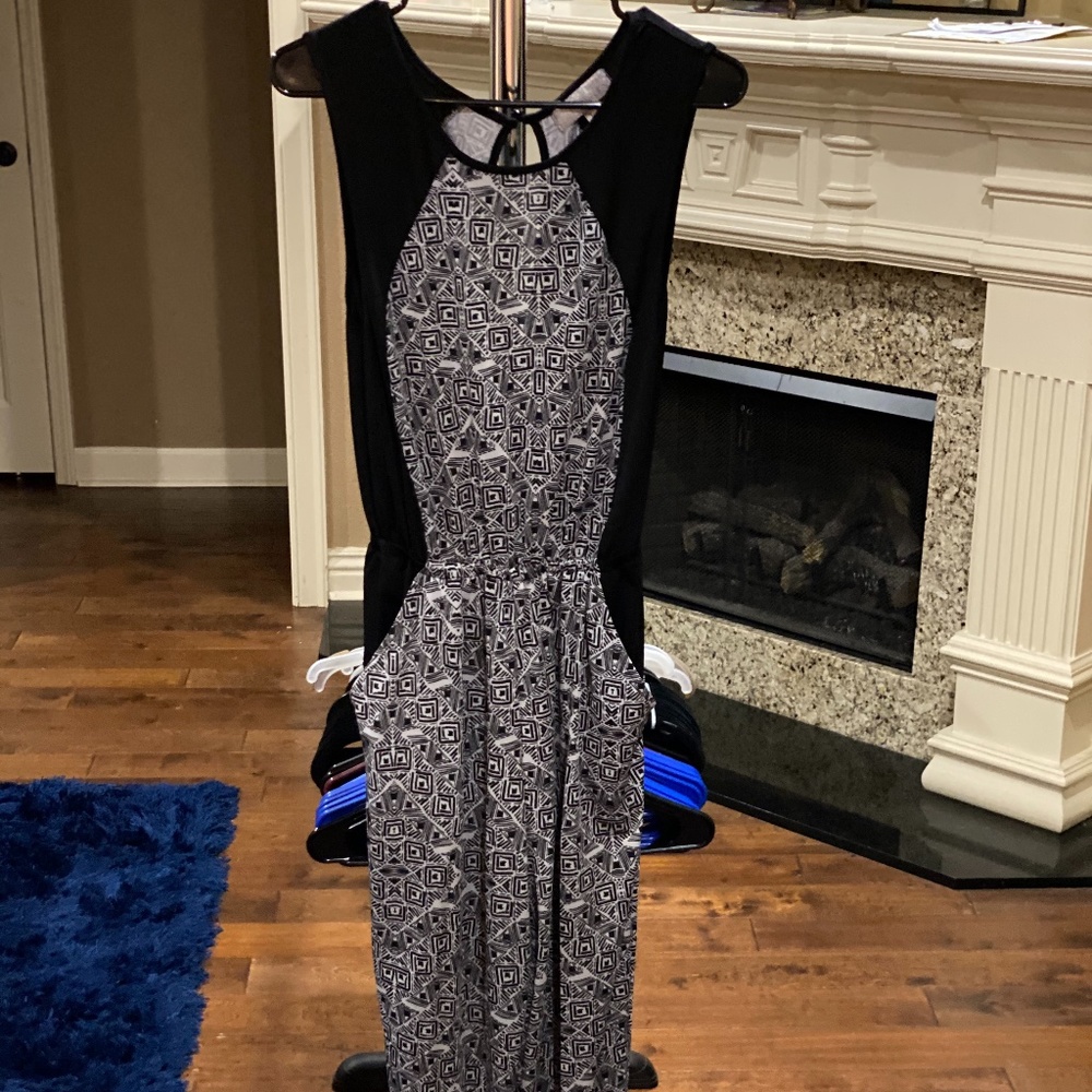 Black/White Jumpsuit